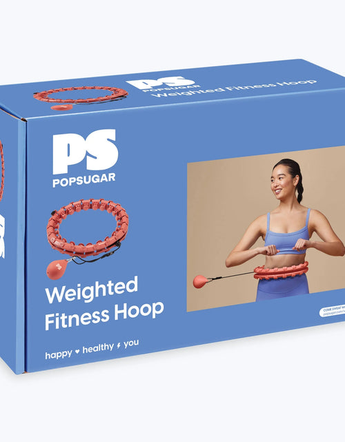 Load image into Gallery viewer, Adjustable Weighted Fitness Hoop, Coral
