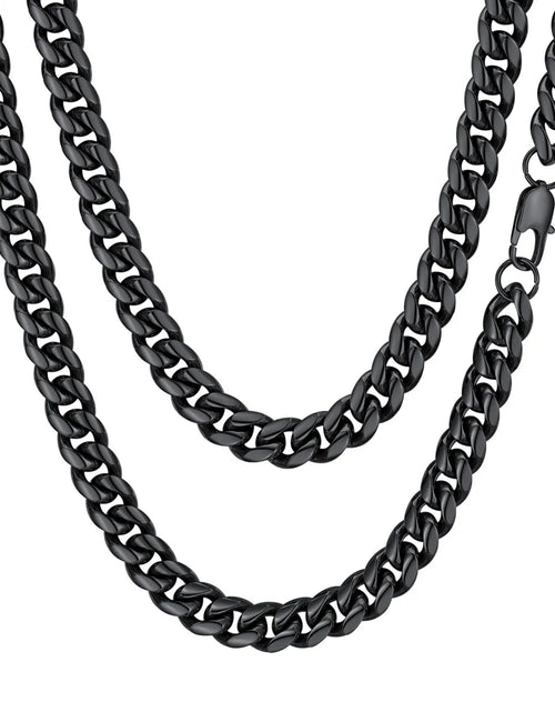 Load image into Gallery viewer, Mens Necklace Chains Stainless Steel Cuban Chain Necklace 24 Inch Jewelry Mens Gifts for Dad
