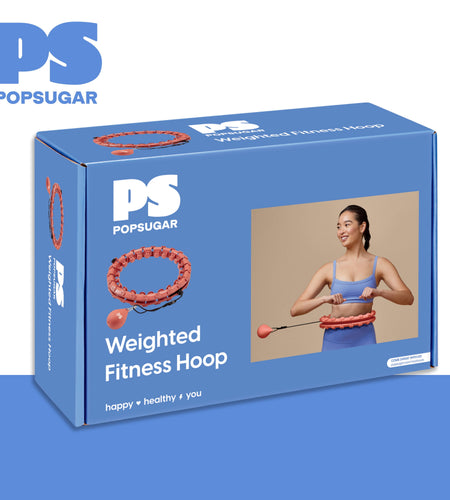 Adjustable Weighted Fitness Hoop, Coral