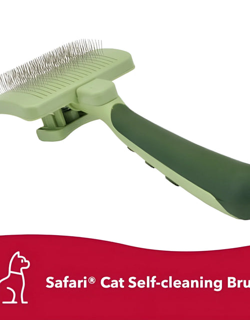 Load image into Gallery viewer, - Safari - Cat Self-Cleaning Slicker Brush - Cat Grooming Supplies

