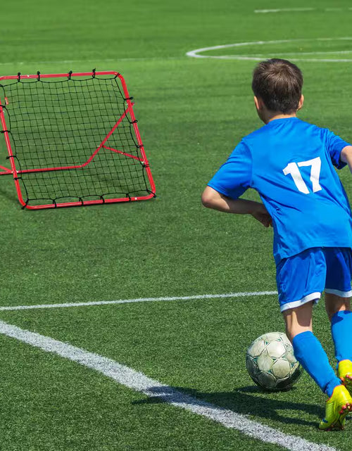 Load image into Gallery viewer, Soccer Rebounder Rebound Net, 39 In. X 39 In., Portable Football Training Gift, Adjustable Angles, for All Ages
