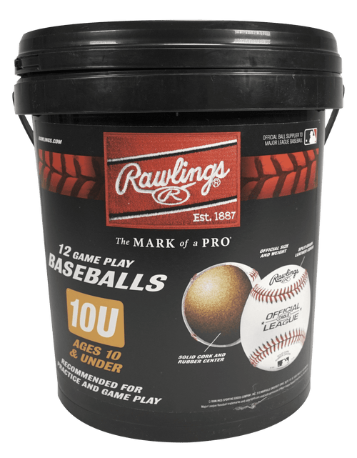 Load image into Gallery viewer, | Official League CROLB Practice Youth Baseballs | Youth/10U | Bucket | 12 Count
