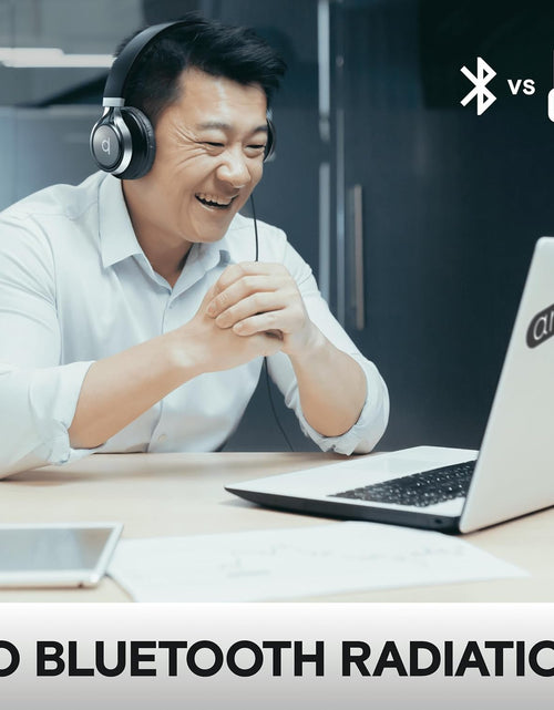 Load image into Gallery viewer, CL750 Wired Headphones with Mic &amp; Volume Control — Noise Isolating On-Ear Headphones for Computer and Laptop Wired, Plug in Corded Headphone over Ear with Wire (Foldable, Aux Jack 3.5Mm)
