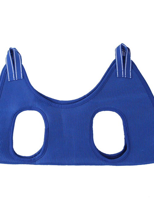 Load image into Gallery viewer, Sehao Pet Grooming for Dog Grooming Harness for Nail Trimming Pet Grooming Sling Helper Holder Pet Accessories Blue L
