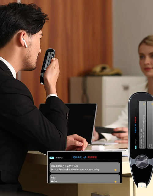 Load image into Gallery viewer, Language Translator Device for Dyslexia,Reader Pen Translation Scanner Dictionary Pen- AI Voice &amp; Camera Translators -Real-Time All Foreign Languages Travel &amp; Business,Learning,Meeting
