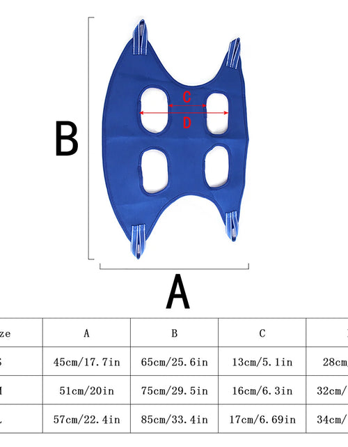 Load image into Gallery viewer, Sehao Pet Grooming for Dog Grooming Harness for Nail Trimming Pet Grooming Sling Helper Holder Pet Accessories Blue L
