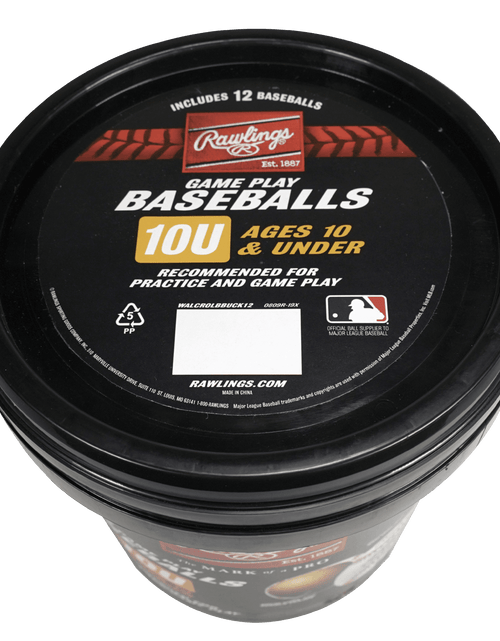 Load image into Gallery viewer, | Official League CROLB Practice Youth Baseballs | Youth/10U | Bucket | 12 Count
