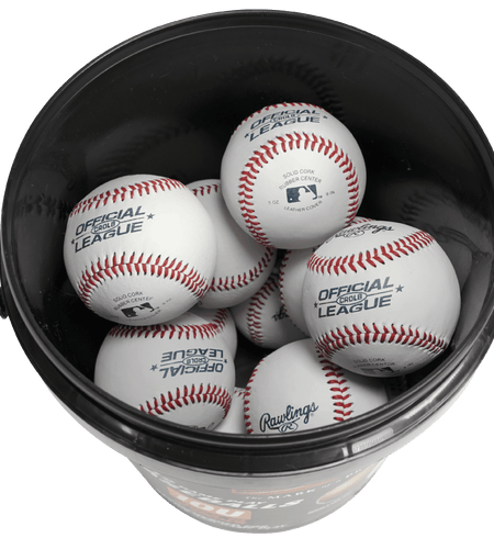 | Official League CROLB Practice Youth Baseballs | Youth/10U | Bucket | 12 Count