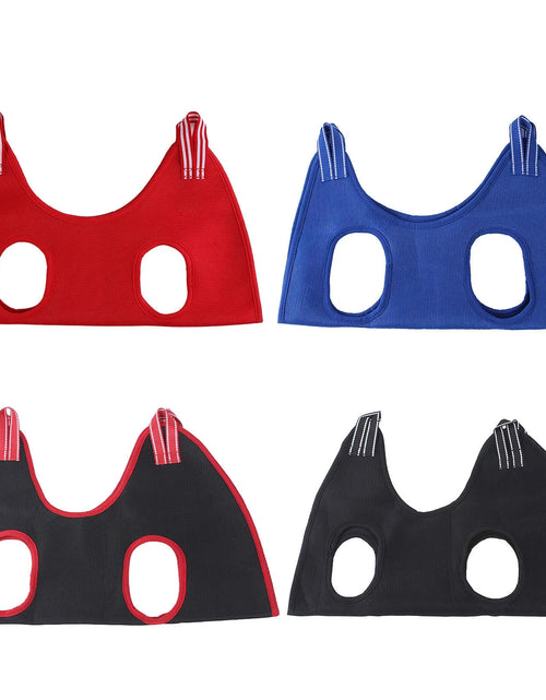 Load image into Gallery viewer, Sehao Pet Grooming for Dog Grooming Harness for Nail Trimming Pet Grooming Sling Helper Holder Pet Accessories Blue L
